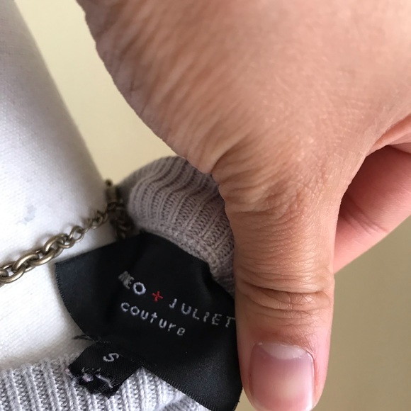 Romeo + Juliet Couture sweater chevron dress - Picture 4 of 5